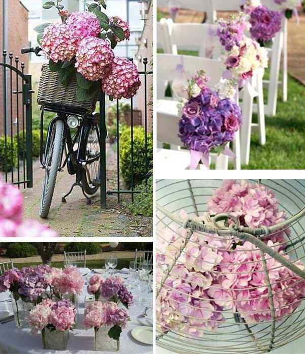 Decora tu boda con Hortensias