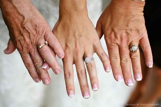 Tres generaciones de mujeres