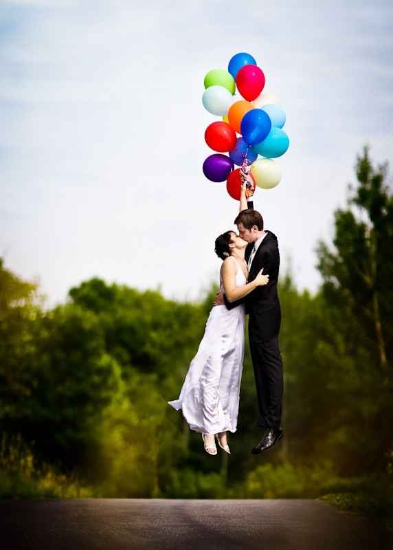 Boda con globos