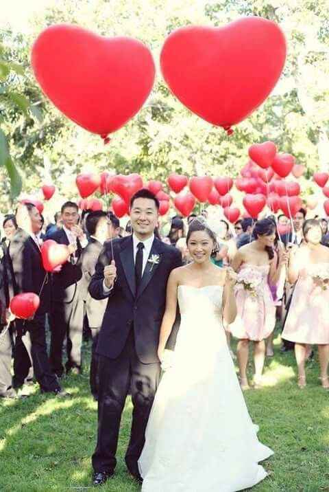 Boda con globos