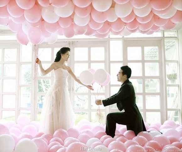 Boda con globos