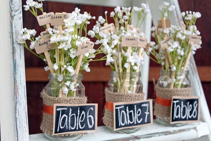 Seating Plan con tarros