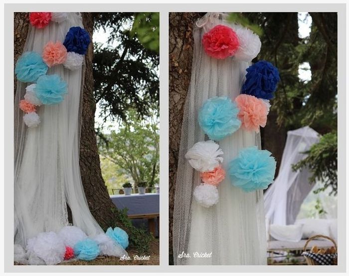 Decoración con tul