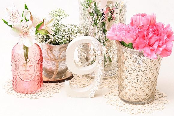 Centros de mesa para un casamiento rústico 3