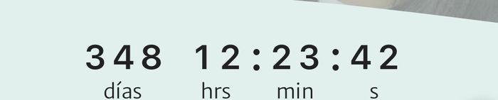 ¿Cuántos días, horas, minutos y segundos faltan para el gran día? 😍