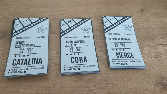 Seating plan temática cine - 1