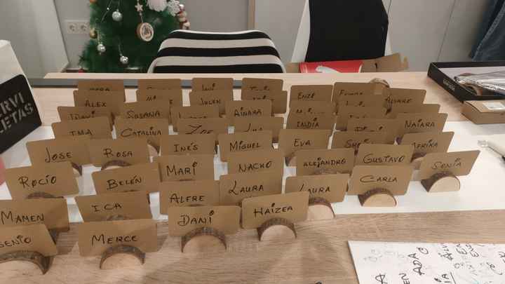Nombres para las mesas hechos!! - 1