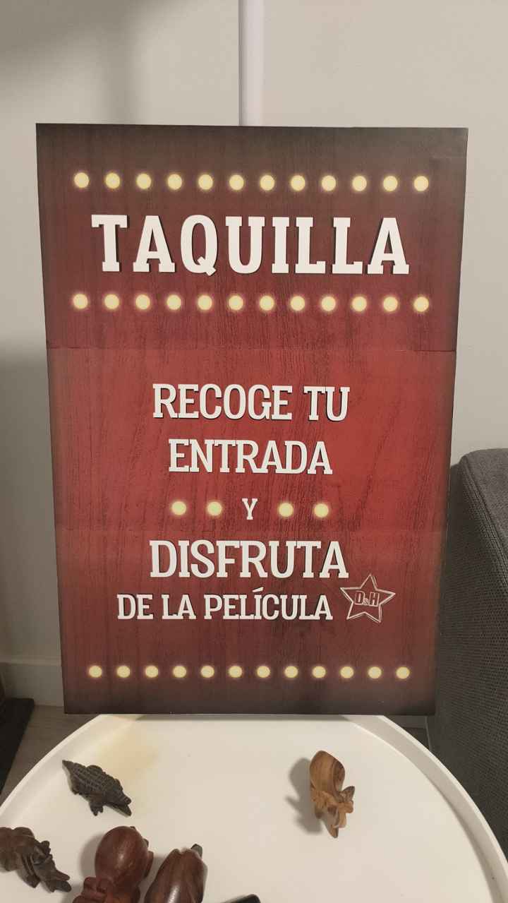 Seating plan temática cine - 2