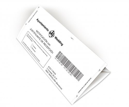 invitacion multa