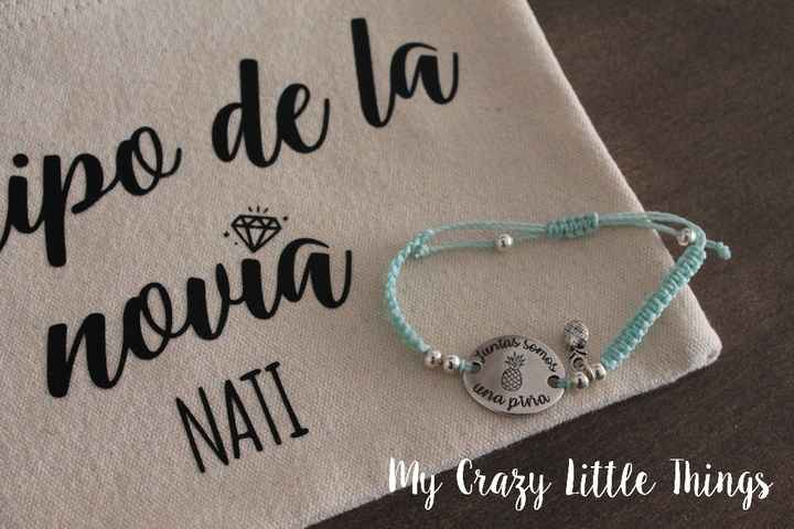 Neceser + pulsera dama de honor