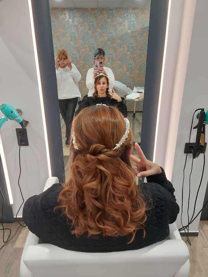 Prueba de maquillaje y peinado exitosa !! - 2