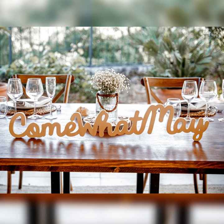 Decoración ceremonia y banquete - 1