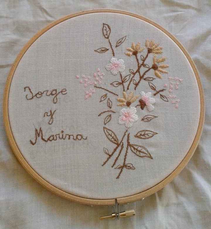 Mi bastidor para los anillos. 