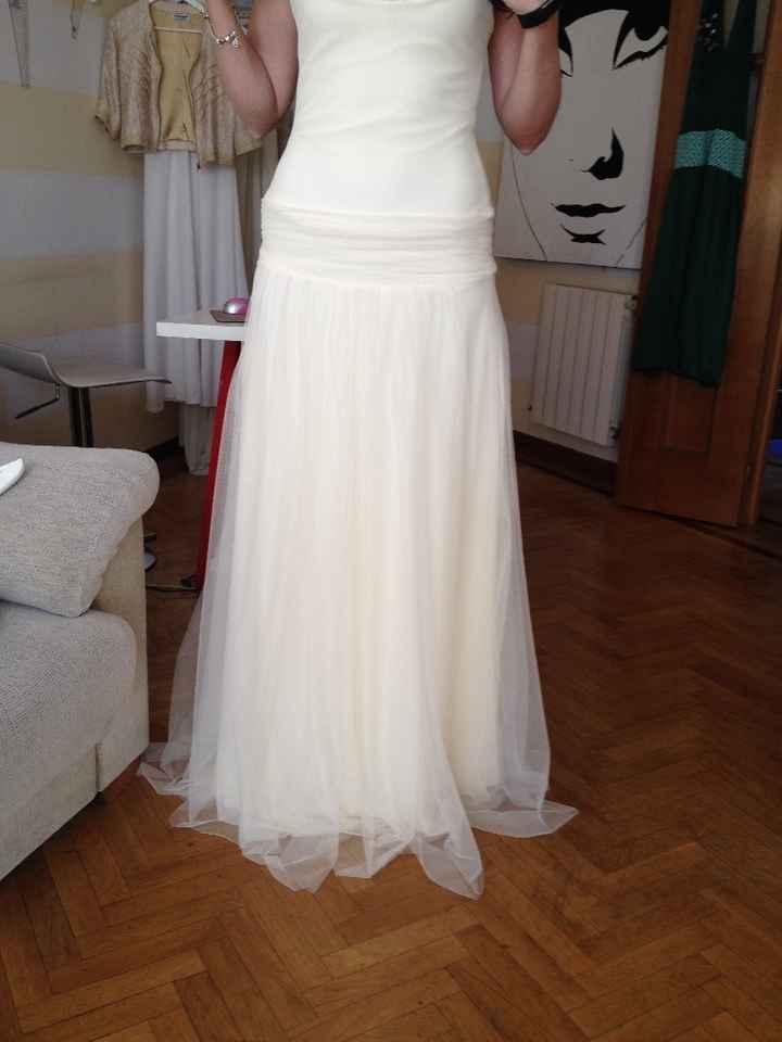 Vestido de novia parte interior
