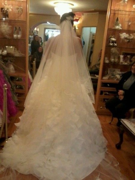vestido con velo