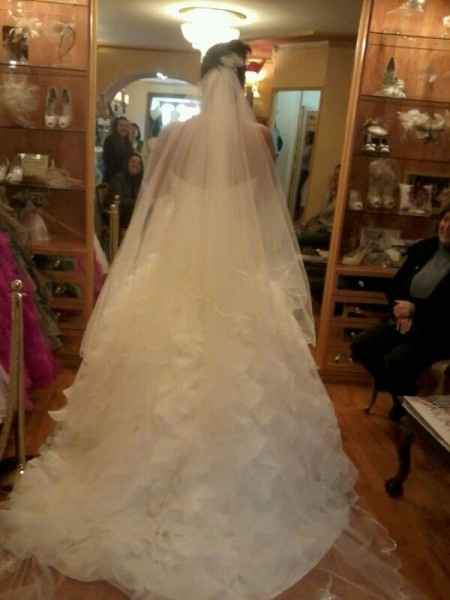 vestido con velo