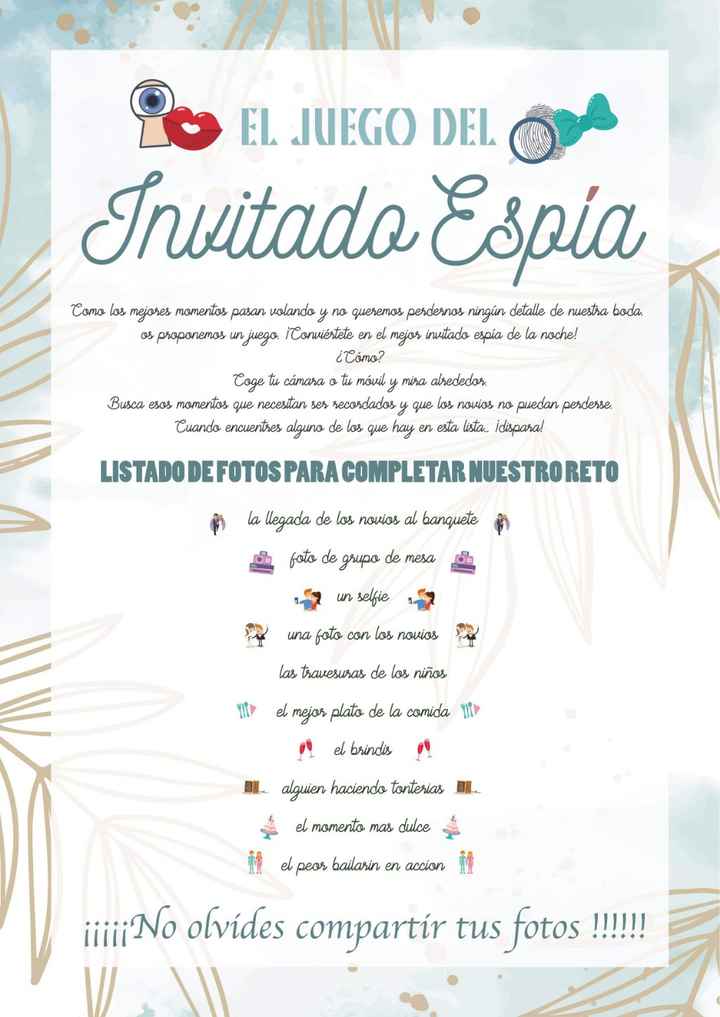 juego del invitado Espía!! - 2