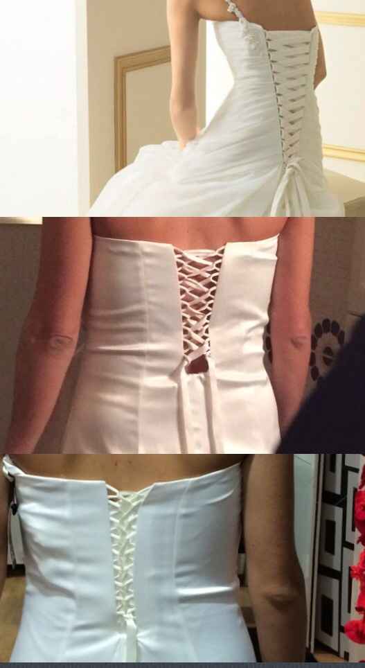 Retocar corsé del vestido - 1
