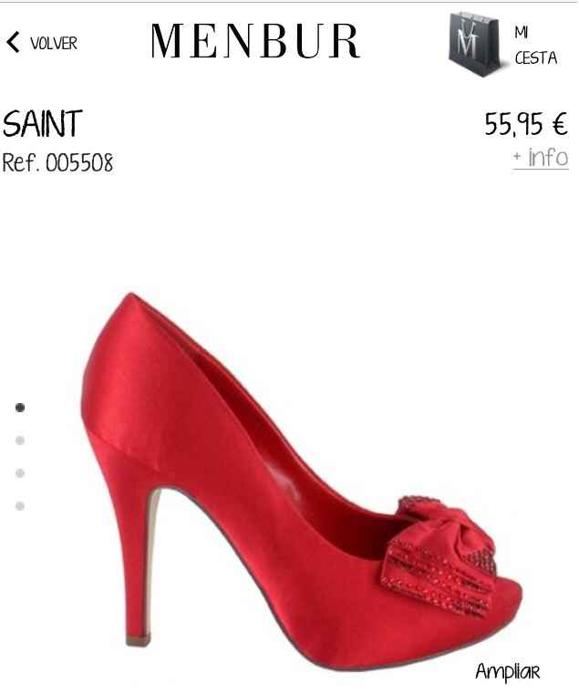 Zapatos rojo o rosa palo - 1