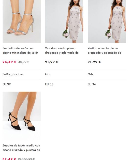 Asos vs Shein: vestidos de invitada 1