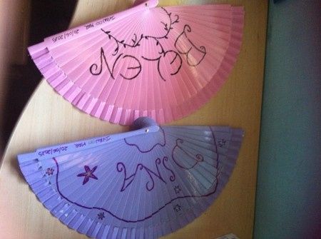 Abanicos para mis invitadas - 2