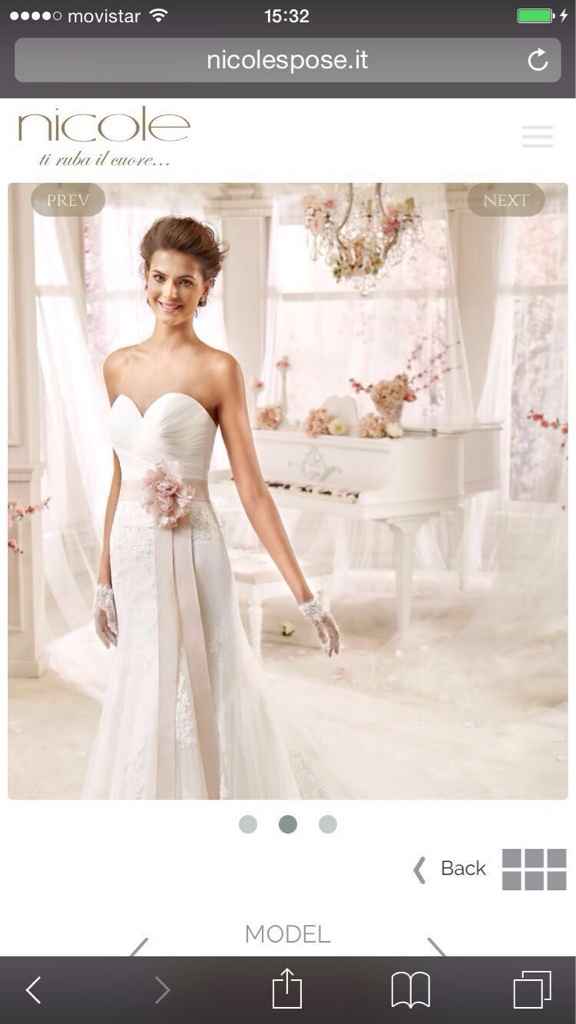 Enamorada de la colección colet de nicole spose - 1