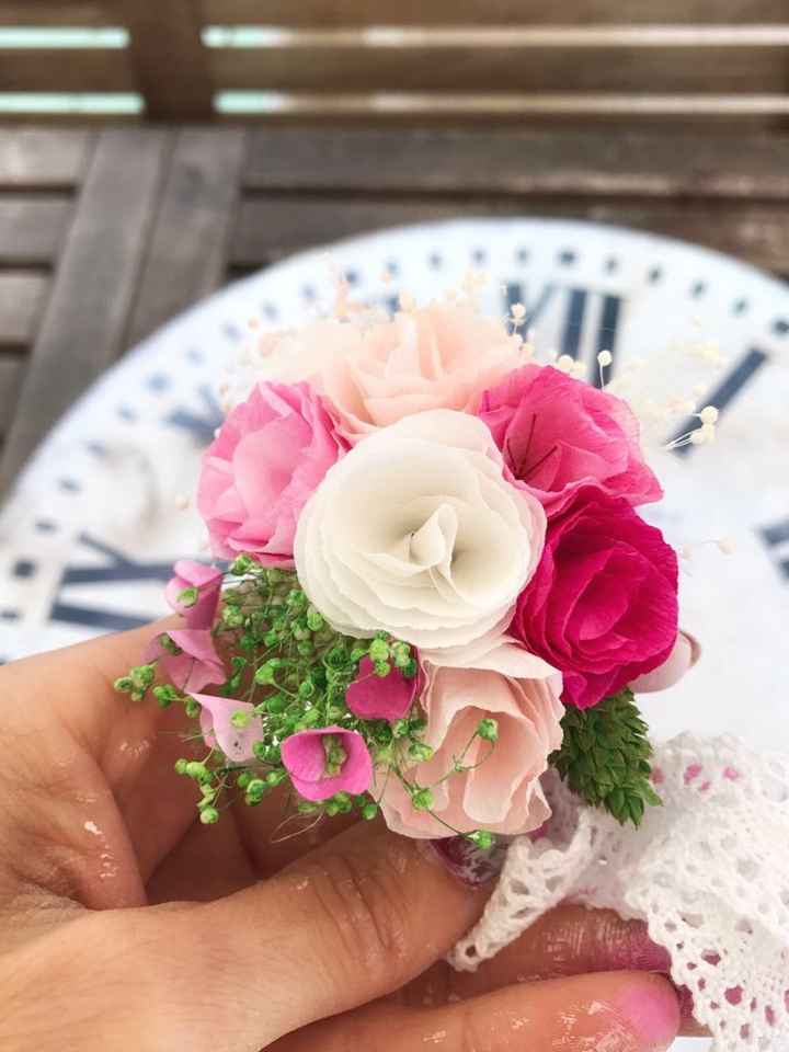 Que dilema!!!ramo de novia con flores de papel?? - 4