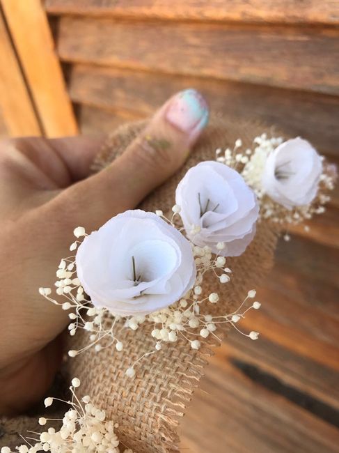 Que dilema!!!ramo de novia con flores de papel?? - 3