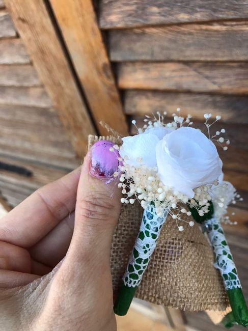 Que dilema!!!ramo de novia con flores de papel?? - 5