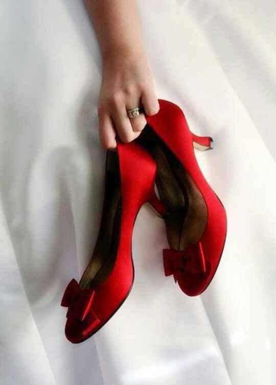 Zapatos rojos si o no?? - 1