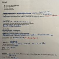 Menú de Boda. - 3