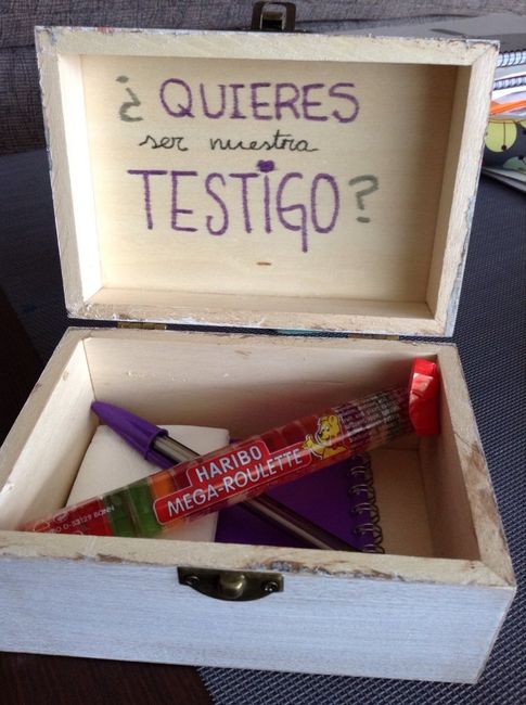 Mis cajitas para testigos! - 2