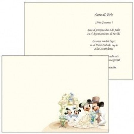 Invitaciones disney - 2