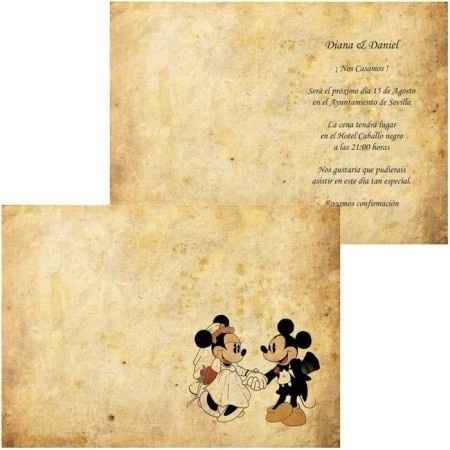 Invitaciones disney - 1