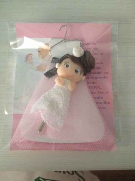 Alfileres de novias hecho con Fimo - 1