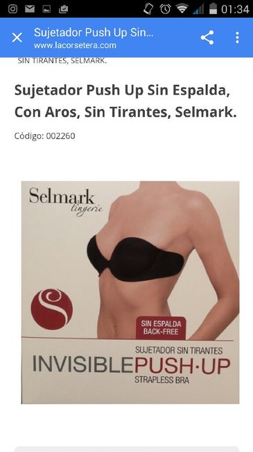 Dudas sujetador para vestido de novia - 1