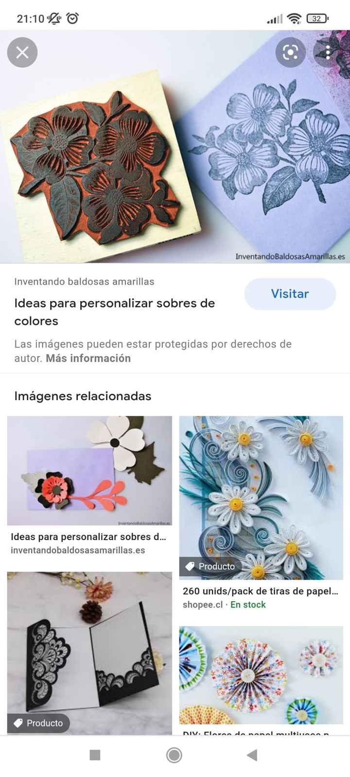Decorar sobre invitaciones - 3