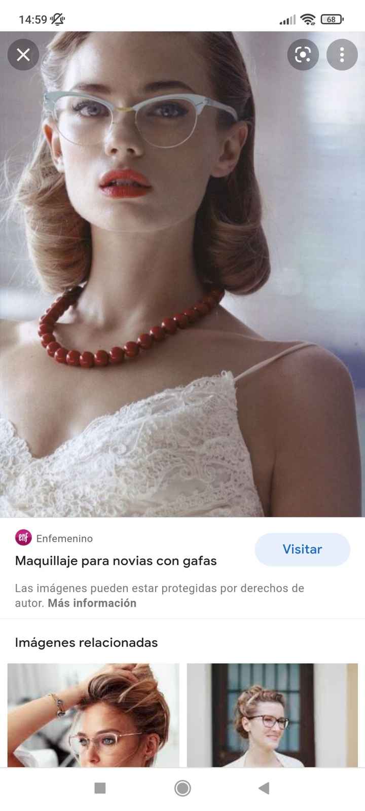 Novia con gafas o sin ellas? y que estilo de gafas? - 2