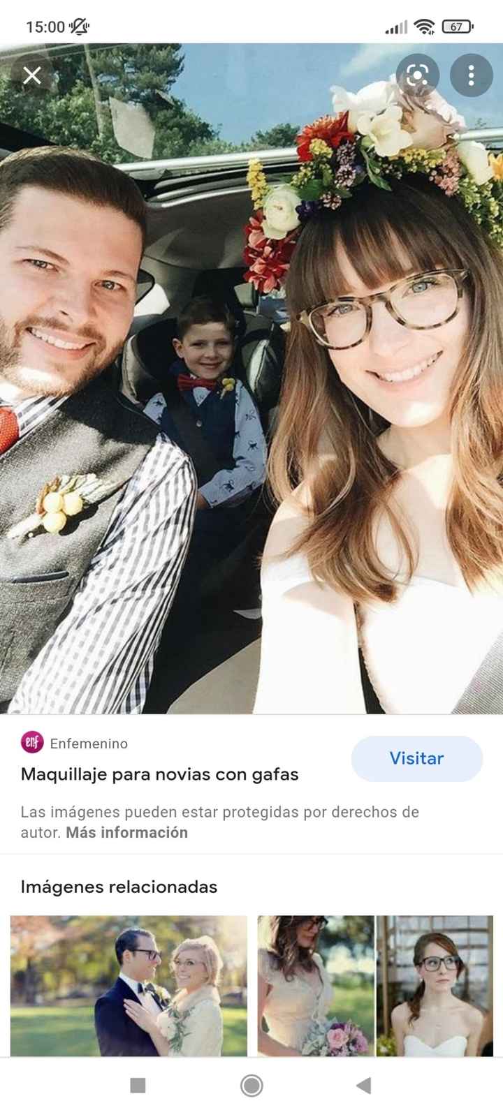 Novia con gafas o sin ellas? y que estilo de gafas? - 5
