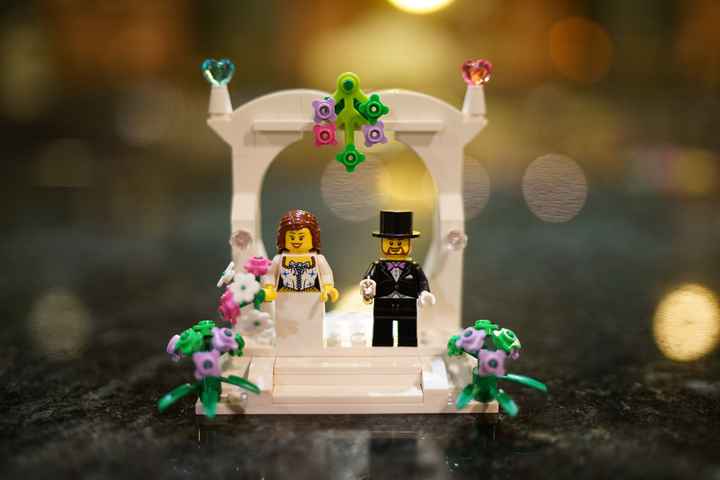 Novios de la tarta