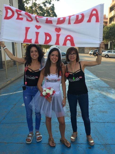 Con mi madre y mi hermana