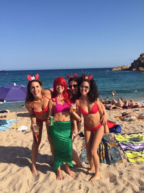 Con mis primas y mi hermana