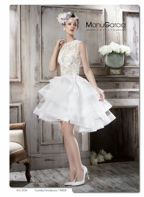 Novias de corto: ¿Con qué vestido te quedas? - 1