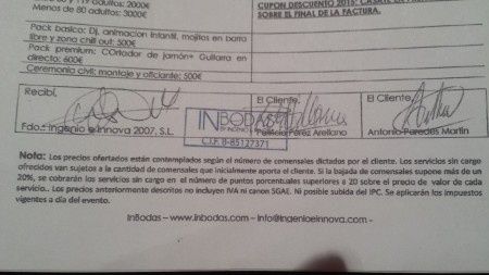 Ayuda!!mi catering me ha subido el menú por el ipc - 1