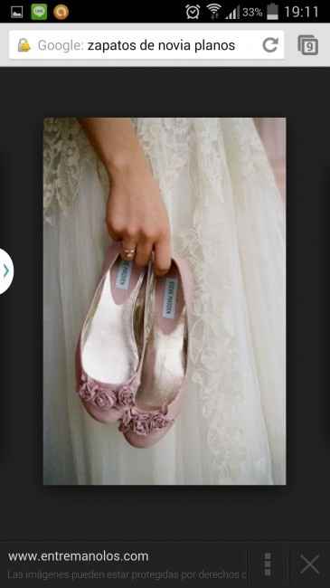 Novias con zapatos planos - 1