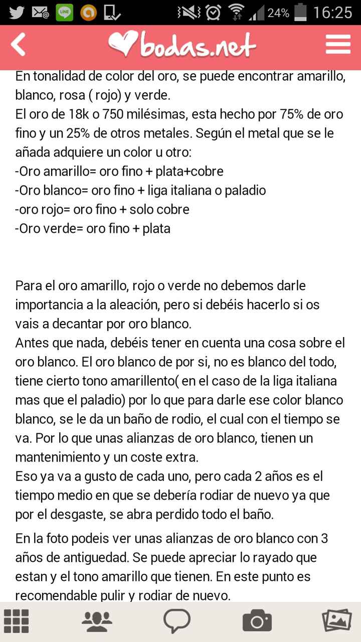 Alianzas de matrimonio ¿oro blanco o amarillo? - 1