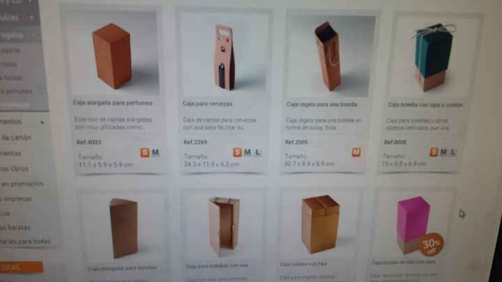 Bolsas o caja para vino de regalo - 1