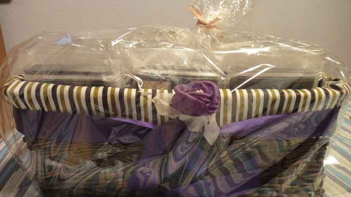 Cesta grande para los regalos de las mujeres