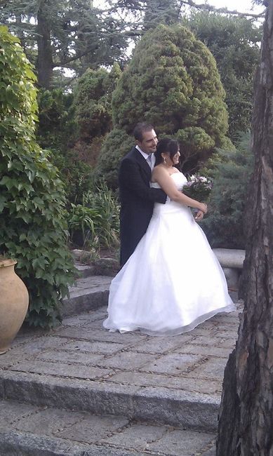 Foto no oficial en el jardín