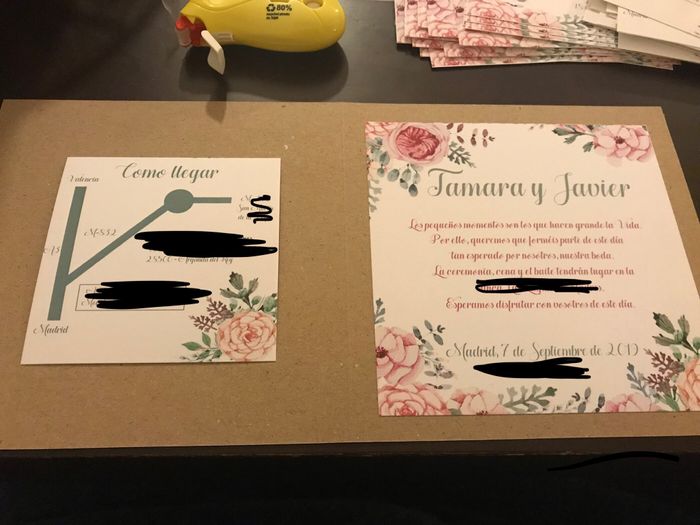 Mis invitaciones echas por mi - 4